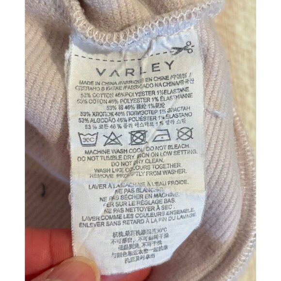 Varley Pale Blush Pink Colina Cowl Neck Sweatshirt Size XS - Picture 6 of 9